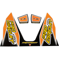 ΑΥΤΟΚΟΛΛΗΤΟ ΕΞΑΤΜΙΣΗΣ PROCIRCUIT T6 ORANGE