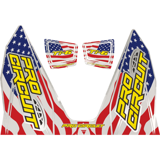 ΑΥΤΟΚΟΛΛΗΤΟ ΕΞΑΤΜΙΣΗΣ PROCIRCUIT Ti 6 STARS & STRIPES