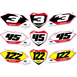 ΑΥΤΟΚΟΛΛΗΤΑ  NUMBER PLATE HONDA MOTOCROSS