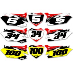 ΑΥΤΟΚΟΛΛΗΤΑ  NUMBER PLATE HONDA MOTOCROSS