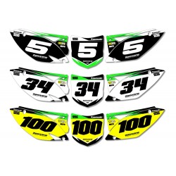 ΑΥΤΟΚΟΛΛΗΤΑ NUMBER PLATE KAWASAKI MOTΟCROSS