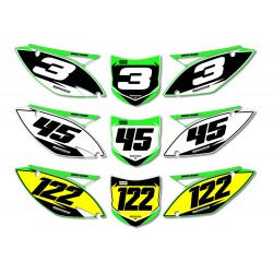 ΑΥΤΟΚΟΛΛΗΤΑ NUMBER PLATE KAWASAKI MOTΟCROSS